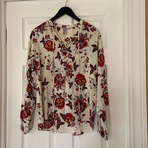 H&M floral blouse